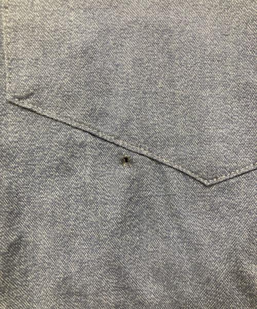 COMOLI（コモリ）COMOLI (コモリ) ヨリ杢 ワークシャツ ネイビー サイズ:2の古着・服飾アイテム