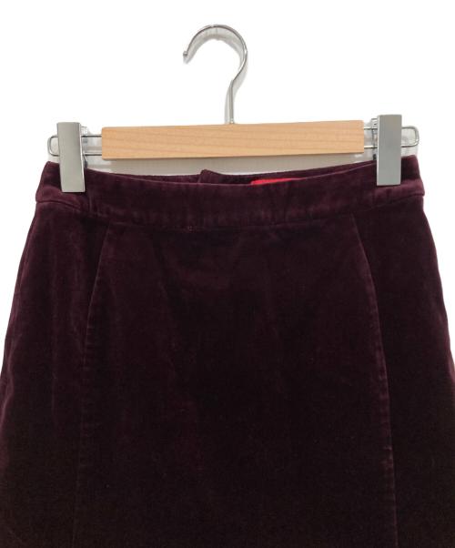 Vivienne Westwood RED LABEL（ヴィヴィアンウエストウッドレッドレーベル）Vivienne Westwood RED LABEL (ヴィヴィアンウエストウッドレッドレーベル) ベロアスカート パープル サイズ:2の古着・服飾アイテム