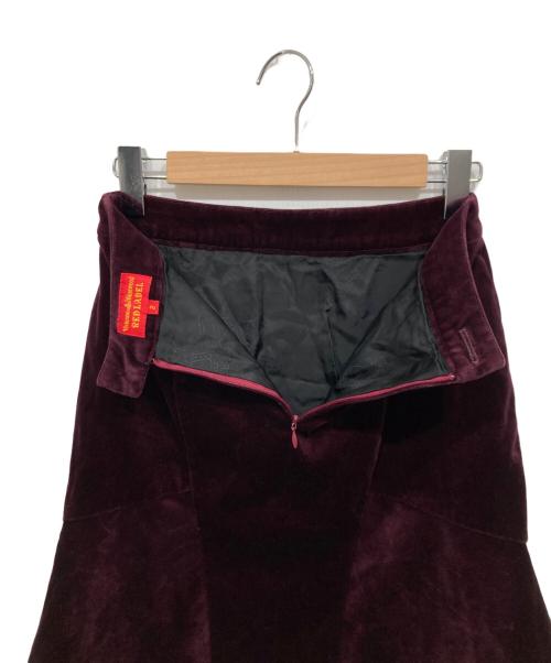 Vivienne Westwood RED LABEL（ヴィヴィアンウエストウッドレッドレーベル）Vivienne Westwood RED LABEL (ヴィヴィアンウエストウッドレッドレーベル) ベロアスカート パープル サイズ:2の古着・服飾アイテム