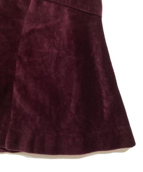 Vivienne Westwood RED LABEL（ヴィヴィアンウエストウッドレッドレーベル）Vivienne Westwood RED LABEL (ヴィヴィアンウエストウッドレッドレーベル) ベロアスカート パープル サイズ:2の古着・服飾アイテム