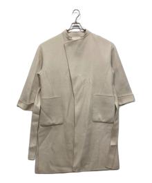 uncrave（アンクレイヴ）の古着「リバーロングコート」｜アイボリー