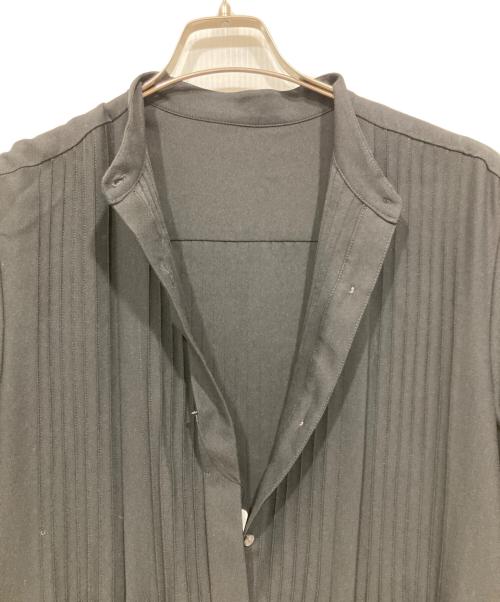 LAUTRE AMONT（ロートレアモン）LAUTRE AMONT (ロートレアモン) バックサテンジョーゼットワンピース ブラック サイズ:38の古着・服飾アイテム