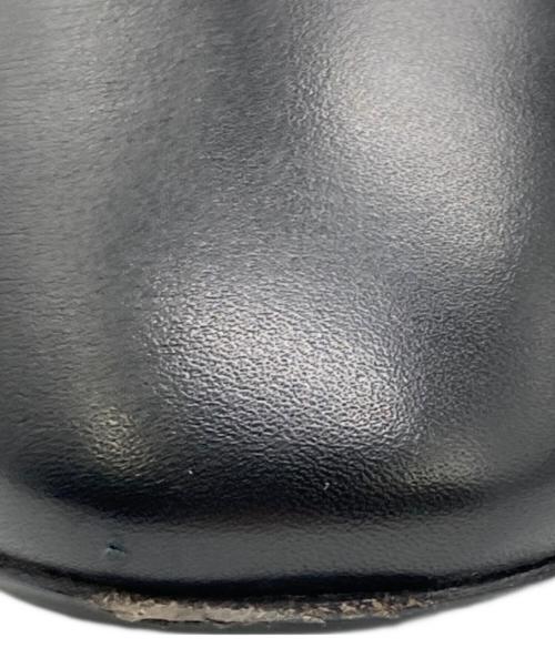 Salvatore Ferragamo（サルヴァトーレ フェラガモ）Salvatore Ferragamo (サルヴァトーレ フェラガモ) フラワーヒールサイドジップショートブーツ ブラック サイズ:8Dの古着・服飾アイテム