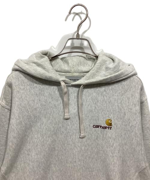 CarHartt（カーハート）CarHartt (カーハート) プルオーバーパーカー グレー サイズ:Mの古着・服飾アイテム