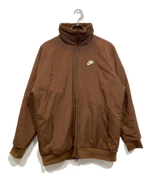 NIKE（ナイキ）NIKE (ナイキ) リバーシブル ボア フリース ジャケット ブラウン サイズ:XLの古着・服飾アイテム