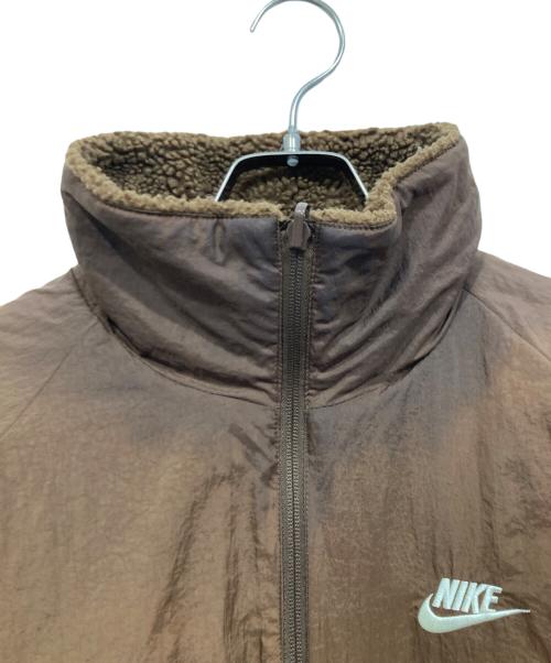 NIKE（ナイキ）NIKE (ナイキ) リバーシブル ボア フリース ジャケット ブラウン サイズ:XLの古着・服飾アイテム