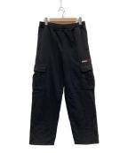 stussyステューシー）の古着「Sport Cargo Fleece Pant」｜ブラック
