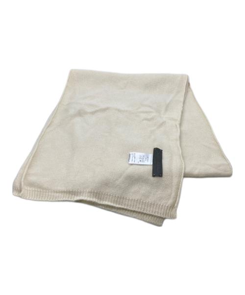 The Elder Statesman（エルダーステイツマン）The Elder Statesman (エルダーステイツマン) カシミヤストール ホワイトの古着・服飾アイテム