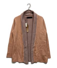 The Elder Statesman（エルダーステイツマン）の古着「カシミアニットカーディガン」｜ピンク