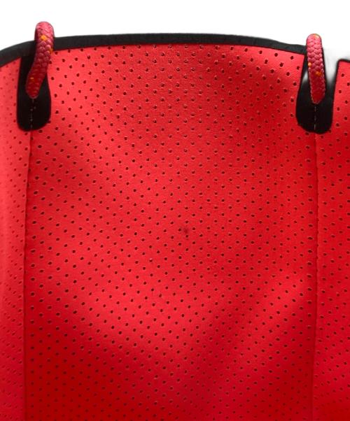STATE OF ESCAPE（ステイトオブエスケープ）STATE OF ESCAPE (ステイトオブエスケープ) ポーチ付パンチングトートバッグ ピンクの古着・服飾アイテム