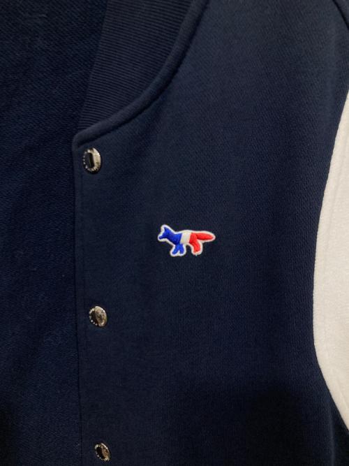 maison kitsune（メゾンキツネ）maison kitsune (メゾンキツネ) スウェットジャケット ネイビー サイズ:Sの古着・服飾アイテム