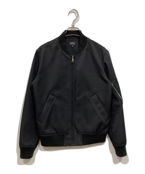 A.P.C.（アーペーセー）A.P.C. (アーペーセー) ジップアップジャケット ブラック サイズ:XSの古着・服飾アイテム