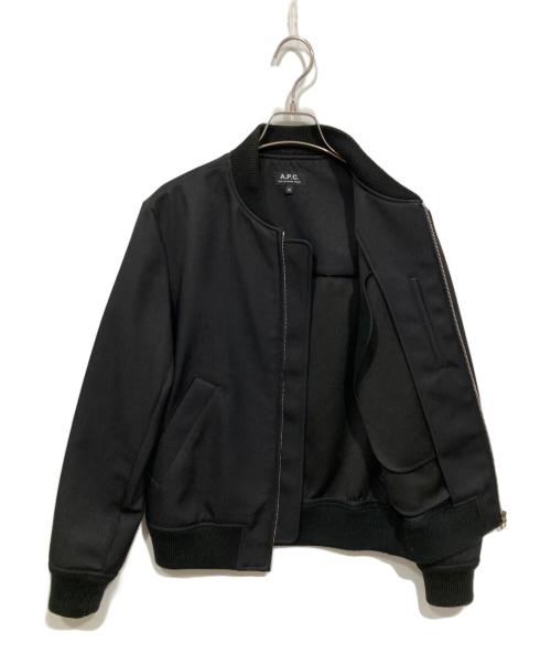 A.P.C.（アーペーセー）A.P.C. (アーペーセー) ジップアップジャケット ブラック サイズ:XSの古着・服飾アイテム