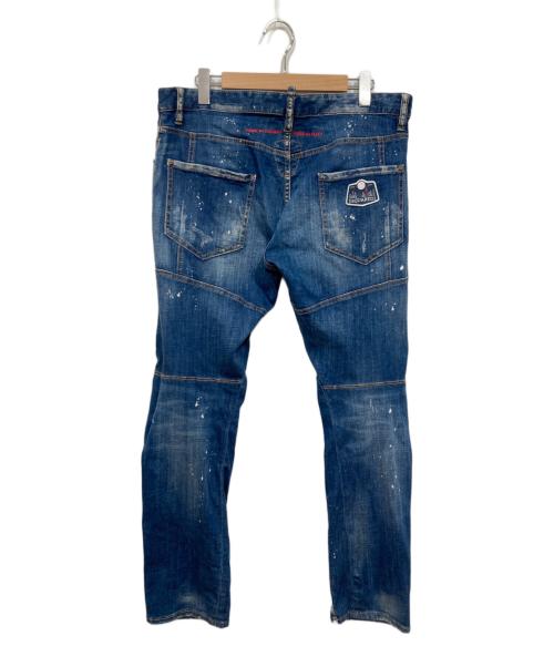 DSQUARED2（ディースクエアード）DSQUARED2 (ディースクエアード) デニムパンツ/Tidy Biker Jean インディゴ サイズ:54の古着・服飾アイテム