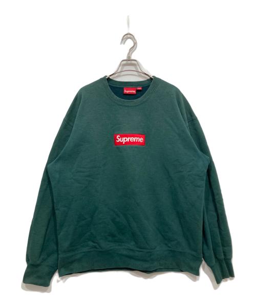 SUPREME（シュプリーム）Supreme (シュプリーム) Box Logo Crewneck グリーン サイズ:XLARGEの古着・服飾アイテム