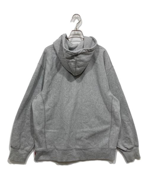 SUPREME（シュプリーム）Supreme (シュプリーム) Cross Box Logo Hooded Sweatshirt グレー サイズ:LARGEの古着・服飾アイテム