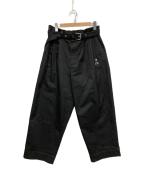 BAPE BLACK A BATHING APEベイプ ブラック ア ベイシング エイプ）の古着「ワイドパンツ」｜ブラック