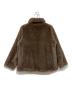 STATE OF MIND (ステートオブマインド) Fur Blouson /エコファーブルゾン ブラウン サイズ:F：15000円