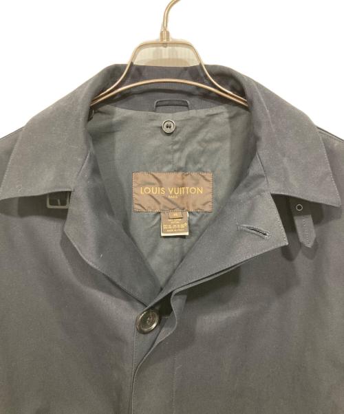LOUIS VUITTON（ルイ ヴィトン）LOUIS VUITTON (ルイ ヴィトン) ライナー付ステンカラーコート ネイビー サイズ:48の古着・服飾アイテム