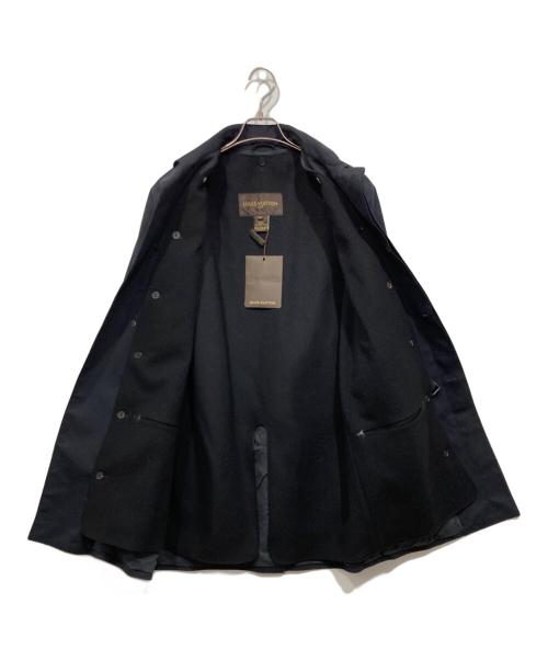 LOUIS VUITTON（ルイ ヴィトン）LOUIS VUITTON (ルイ ヴィトン) ライナー付ステンカラーコート ネイビー サイズ:48の古着・服飾アイテム