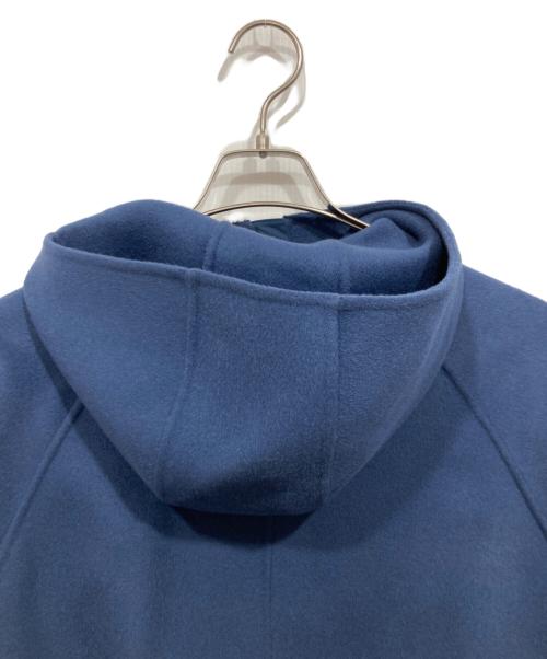 MAX&Co.（マックスアンドコー）MAX&Co. (マックスアンドコー) ウールカシミアフーディーコート ネイビー サイズ:38の古着・服飾アイテム