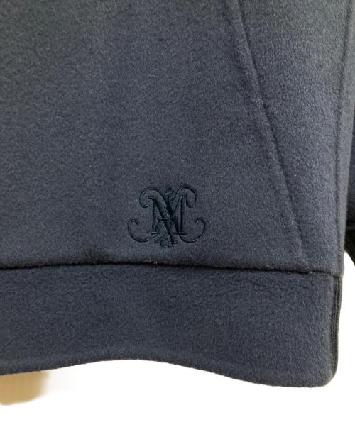 MAX&Co.（マックスアンドコー）MAX&Co. (マックスアンドコー) ウールカシミアフーディーコート ネイビー サイズ:38の古着・服飾アイテム