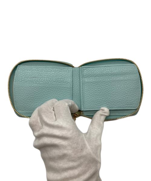 HER SCHEDULE（ハースケジュール）HER SCHEDULE (ハースケジュール) 2つ折り財布 ブルーの古着・服飾アイテム