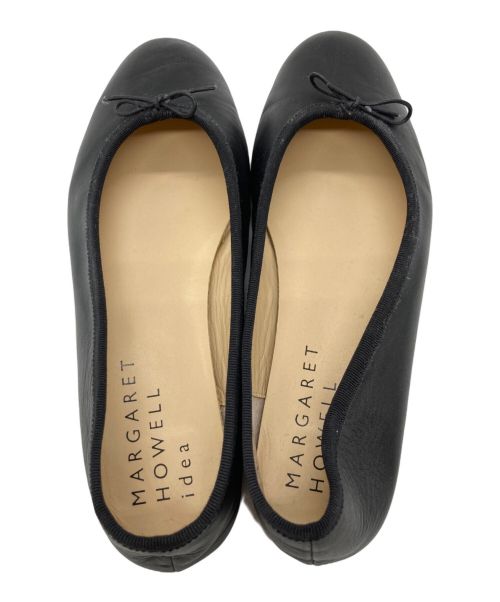 MARGARET HOWELL idea（マーガレット ハウエル アイディア）MARGARET HOWELL idea (マーガレット ハウエル アイディア) バレエシューズ ブラック サイズ:23の古着・服飾アイテム