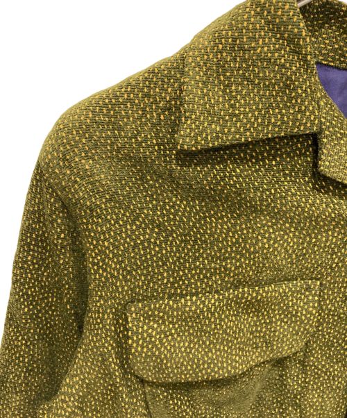 Needles（ニードルズ）Needles (ニードルズ) C.O.B Classic Shirt-Floret Jq イエロー サイズ:Sの古着・服飾アイテム