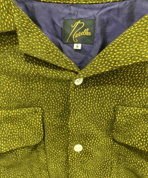 Needles（ニードルズ）Needles (ニードルズ) C.O.B Classic Shirt-Floret Jq イエロー サイズ:Sの古着・服飾アイテム