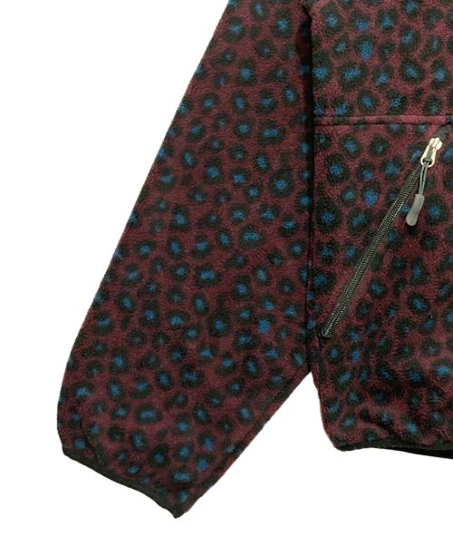 thisisneverthat（ディスイズネバーザット）thisisneverthat (ディスイズネバーザット) レオパードフリースジャケット パープル サイズ:XLの古着・服飾アイテム