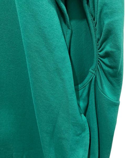 beautiful people（ビューティフルピープル）beautiful people (ビューティフルピープル) バルバドスベアスムーズラグランボリューム ドレス グリーン サイズ:38の古着・服飾アイテム