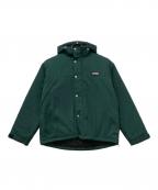 X-LARGEエクストララージ）の古着「HOODED NYLON JACKET」｜グリーン