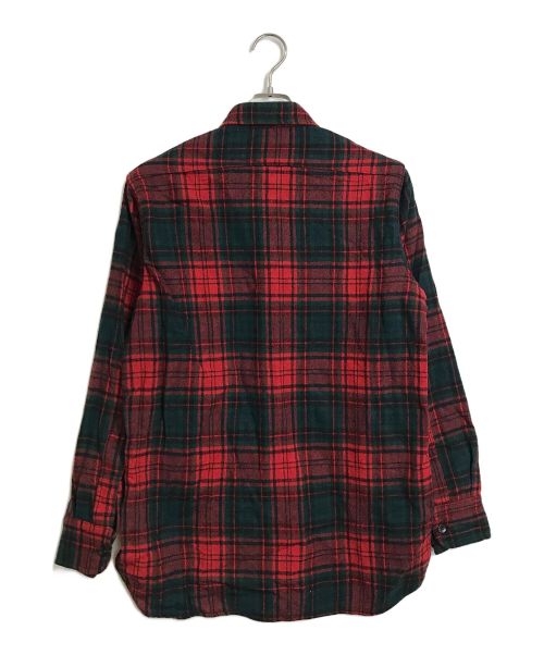 WOOLRICH（ウールリッチ）WOOLRICH (ウールリッチ) 【古着】チェックシャツ　　60〜70年代 レッド×グリーン サイズ:Mの古着・服飾アイテム