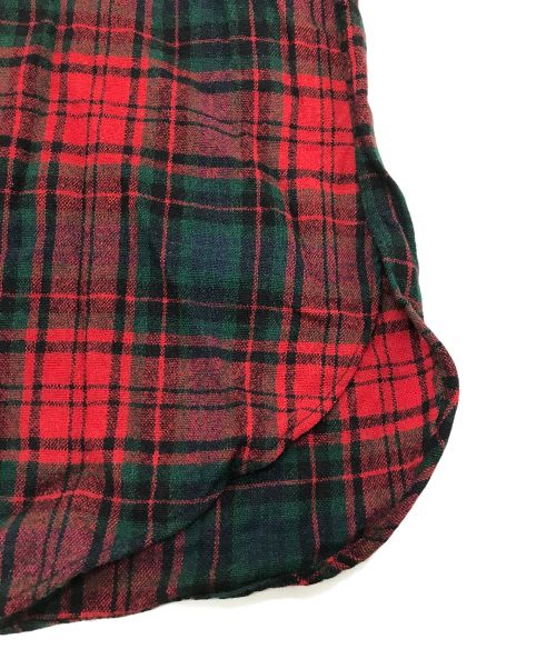 WOOLRICH（ウールリッチ）WOOLRICH (ウールリッチ) 【古着】チェックシャツ　　60〜70年代 レッド×グリーン サイズ:Mの古着・服飾アイテム