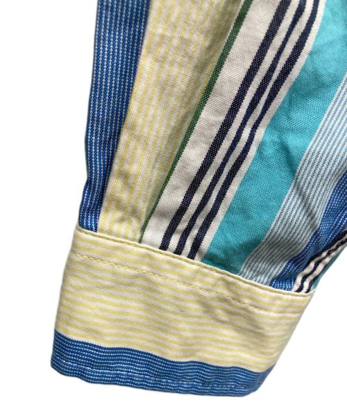 BEAMS BOY（ビームスボーイ）BEAMS BOY (ビームスボーイ) マルチストライプワンピース ブルー サイズ:不明の古着・服飾アイテム