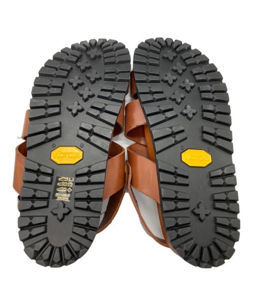 A.P.C.（アーペーセー）A.P.C. (アーペーセー) ベルトサンダル ブラウン サイズ:43の古着・服飾アイテム