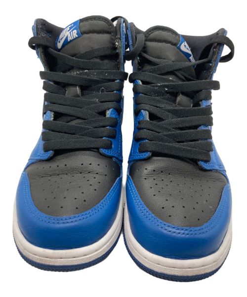 NIKE（ナイキ）NIKE (ナイキ) AIR JORDAN 1 RETRO HIGH OG GS ブルー×ブラック サイズ:US6Yの古着・服飾アイテム