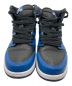 NIKE (ナイキ) AIR JORDAN 1 RETRO HIGH OG GS ブルー×ブラック サイズ:US6Y：9000円