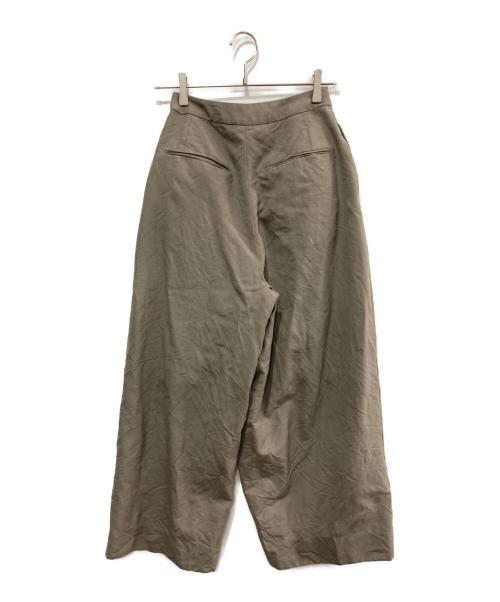 IIROT（イロット）IIROT (イロット) Mohair Poplin Cross Pants グレージュ サイズ:36の古着・服飾アイテム