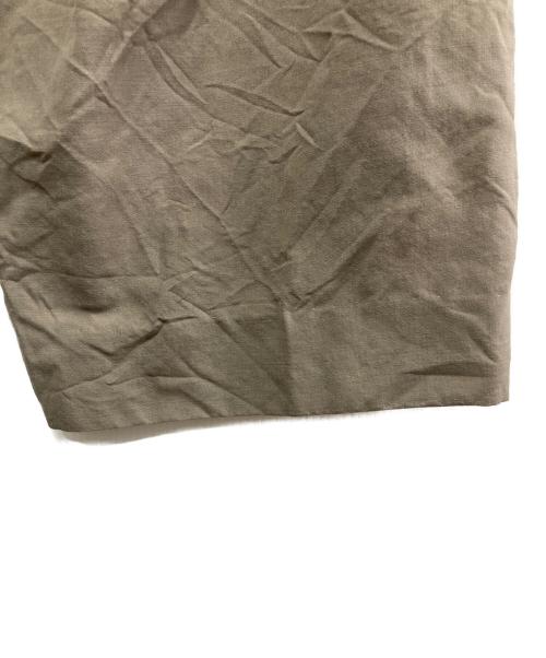 IIROT（イロット）IIROT (イロット) Mohair Poplin Cross Pants グレージュ サイズ:36の古着・服飾アイテム