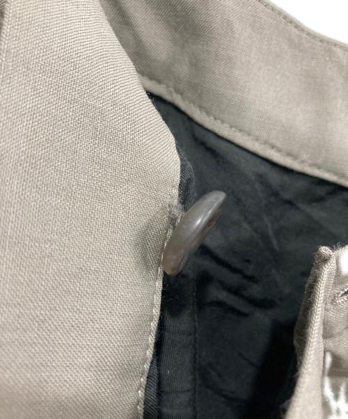 IIROT（イロット）IIROT (イロット) Mohair Poplin Cross Pants グレージュ サイズ:36の古着・服飾アイテム