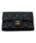 CHANEL（シャネル）の古着「ココマークフラップコインケース」｜ブラック