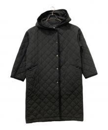 KOMATSU×7-id concept（コマツ×セブンアイディーコンセプト）の古着「キルティングフーデットコート」｜ブラック
