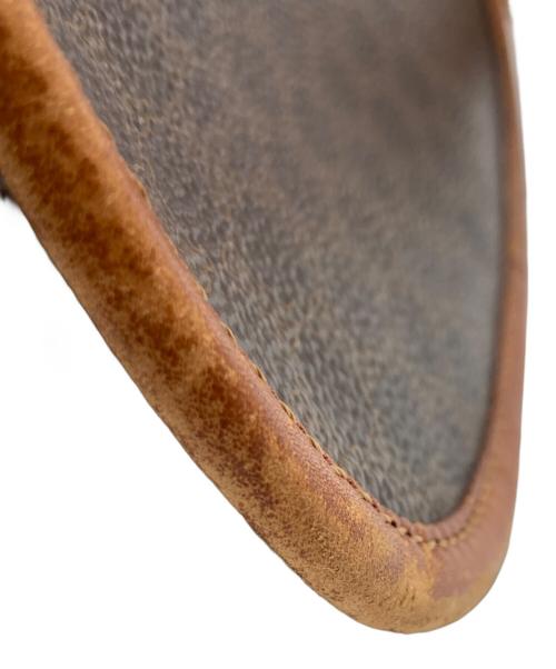 CELINE（セリーヌ）CELINE (セリーヌ) マカダムショルダーバッグ ブラウンの古着・服飾アイテム