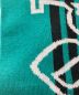 中古・古着 adidas (アディダス) Gosha Rubchinskiy (ゴーシャラブチンスキー) 3-Stripe Cyrillic Scarf グリーン×ブラック：6000円