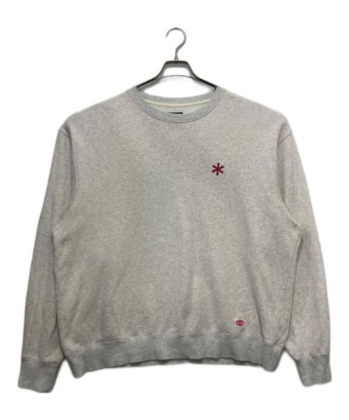 Snow peak（スノーピーク）Snow peak (スノーピーク) JOURNAL STANDARD relume (ジャーナルスタンダード レリューム) AUTO-BI 別注 オートバイ印 スウェット グレー サイズ:Lの古着・服飾アイテム