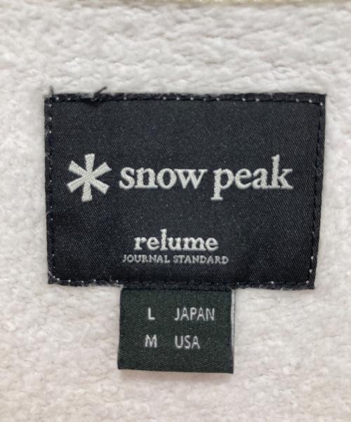 Snow peak（スノーピーク）Snow peak (スノーピーク) JOURNAL STANDARD relume (ジャーナルスタンダード レリューム) AUTO-BI 別注 オートバイ印 スウェット グレー サイズ:Lの古着・服飾アイテム