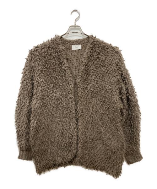 CLANE（クラネ）CLANE (クラネ) モヘアループバルキーニットカーディガン グレー サイズ:2の古着・服飾アイテム