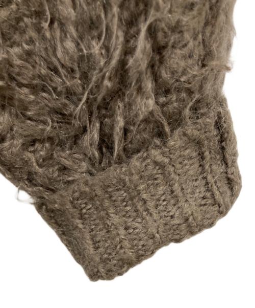 CLANE（クラネ）CLANE (クラネ) モヘアループバルキーニットカーディガン グレー サイズ:2の古着・服飾アイテム
